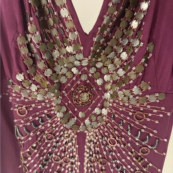 Nanette Lepore plum purple dress. Size 4. - Picture 5 of 5